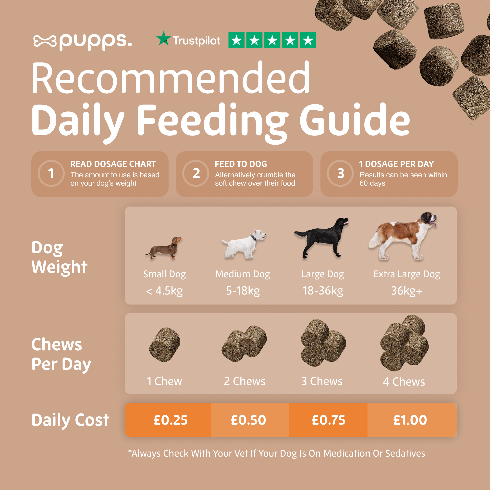 Skin & Coat Treats - Pupps